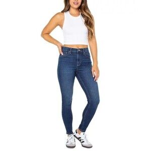 Celebrity Pink High Rise Medium Wash Skinny Jeans Sz 17/33 Measures 33/26